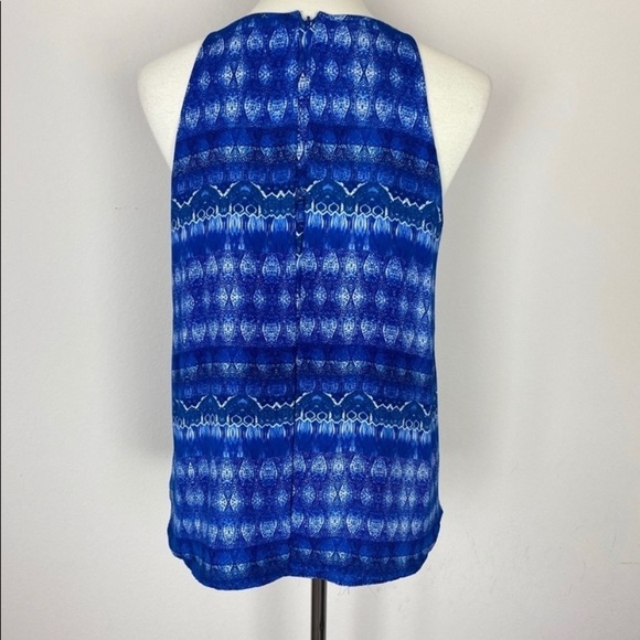 Zac & Rachel Layered Sleeveless Blouse Blue Size S - Picture 6 of 9